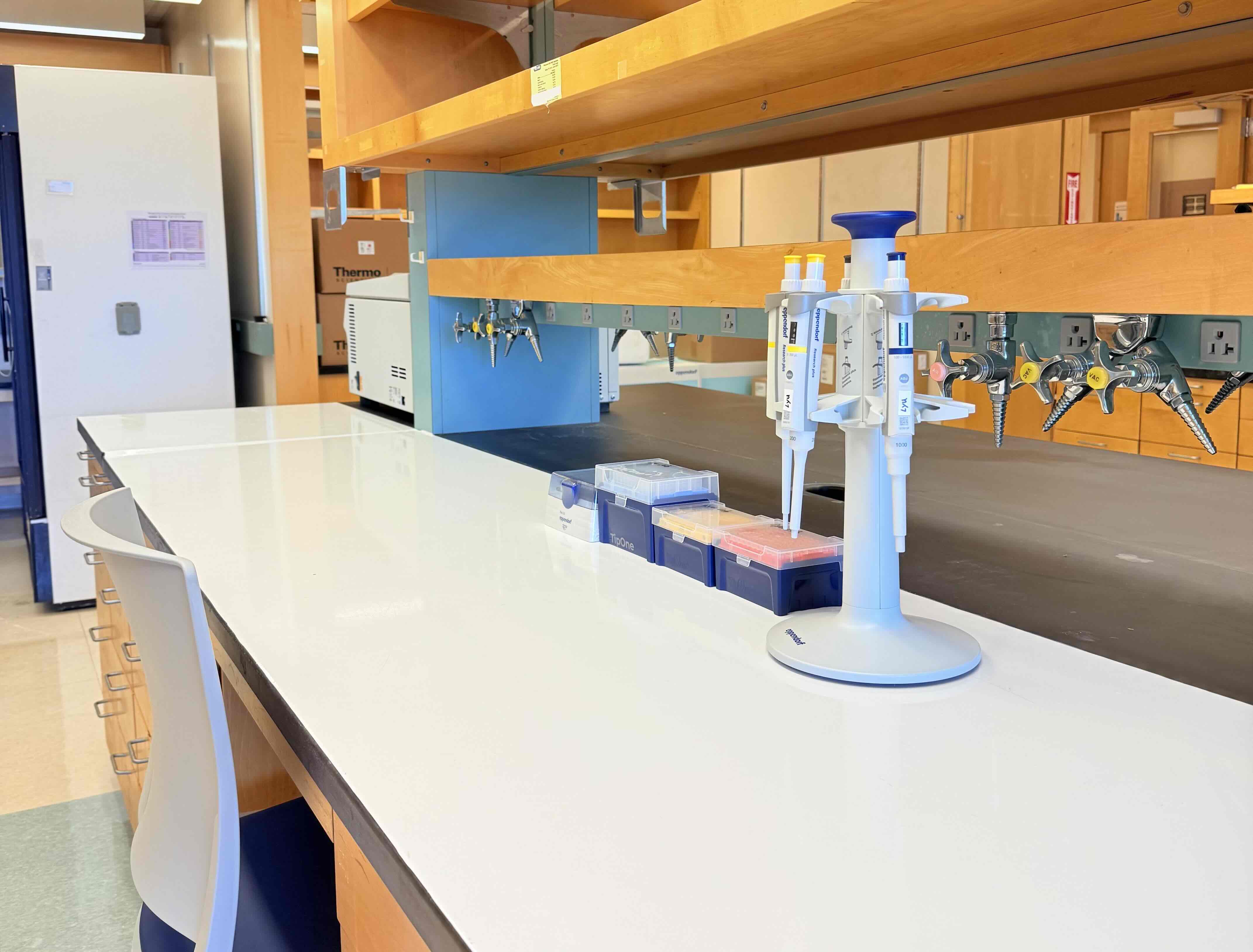 Lyu Lab laboratory bench